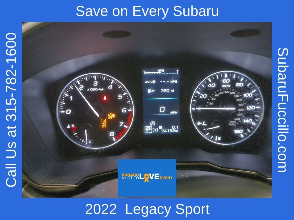 2022 Subaru Legacy 2.5i Sport