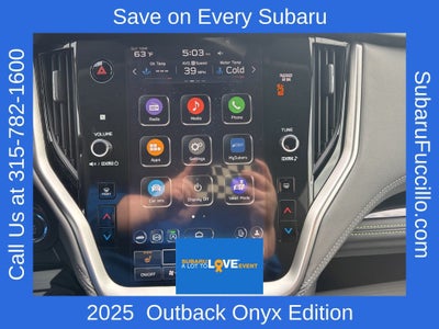 2025 Subaru Outback Onyx Edition