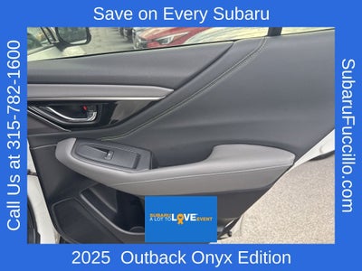 2025 Subaru Outback Onyx Edition