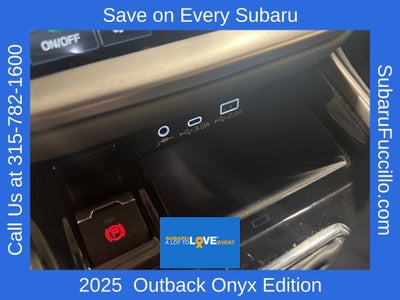 2025 Subaru Outback Onyx Edition