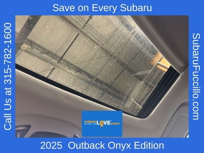 2025 Subaru Outback Onyx Edition