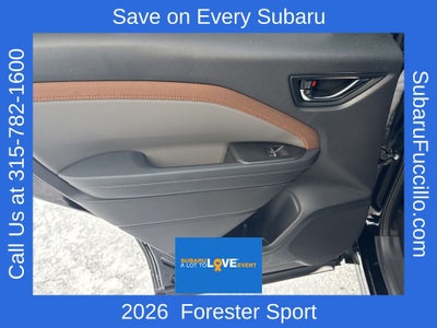 2026 Subaru Forester Sport