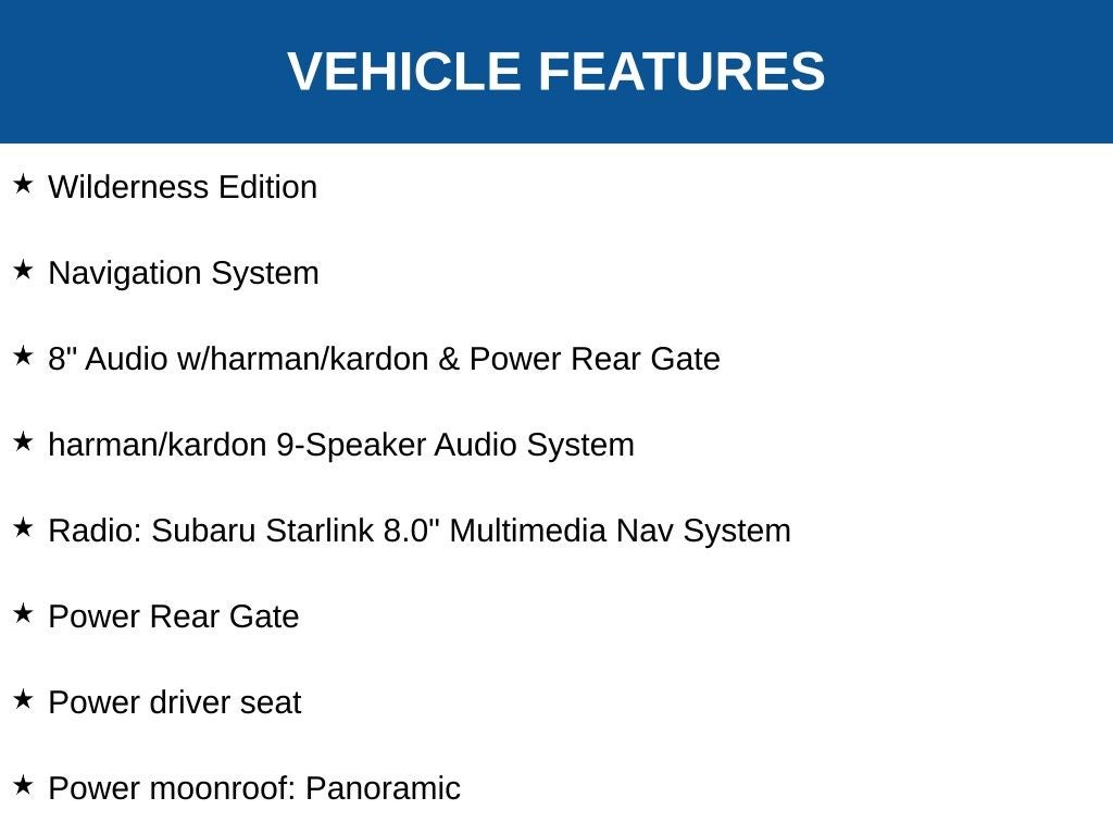2023 Subaru Forester Wilderness