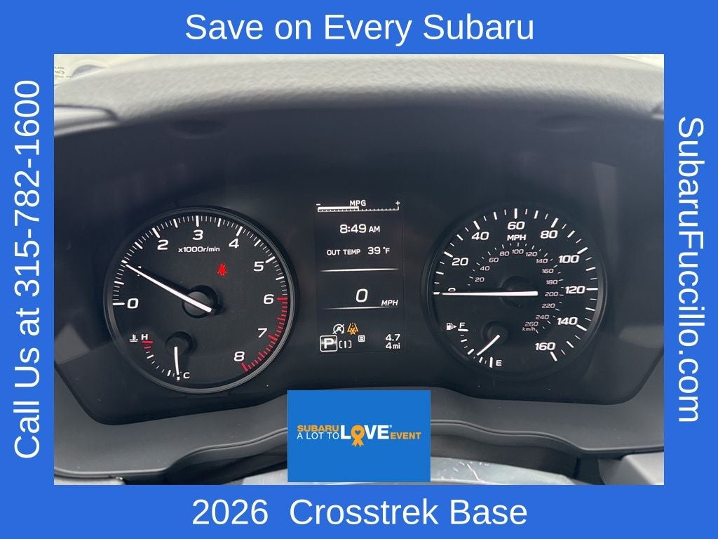 2026 Subaru CROSSTREK Base