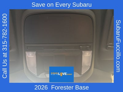 2026 Subaru FORESTER Standard Model