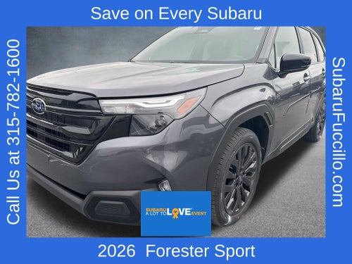2026 Subaru FORESTER Sport Onyx Edition