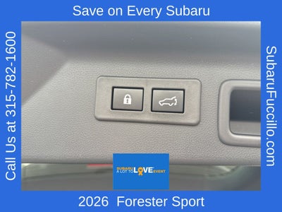 2026 Subaru FORESTER Sport Onyx Edition