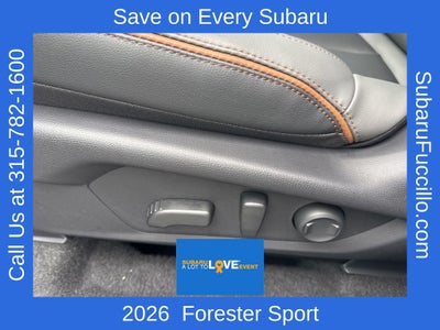 2026 Subaru FORESTER Sport Onyx Edition