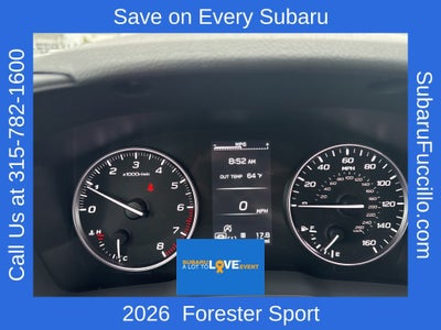 2026 Subaru FORESTER Sport Onyx Edition