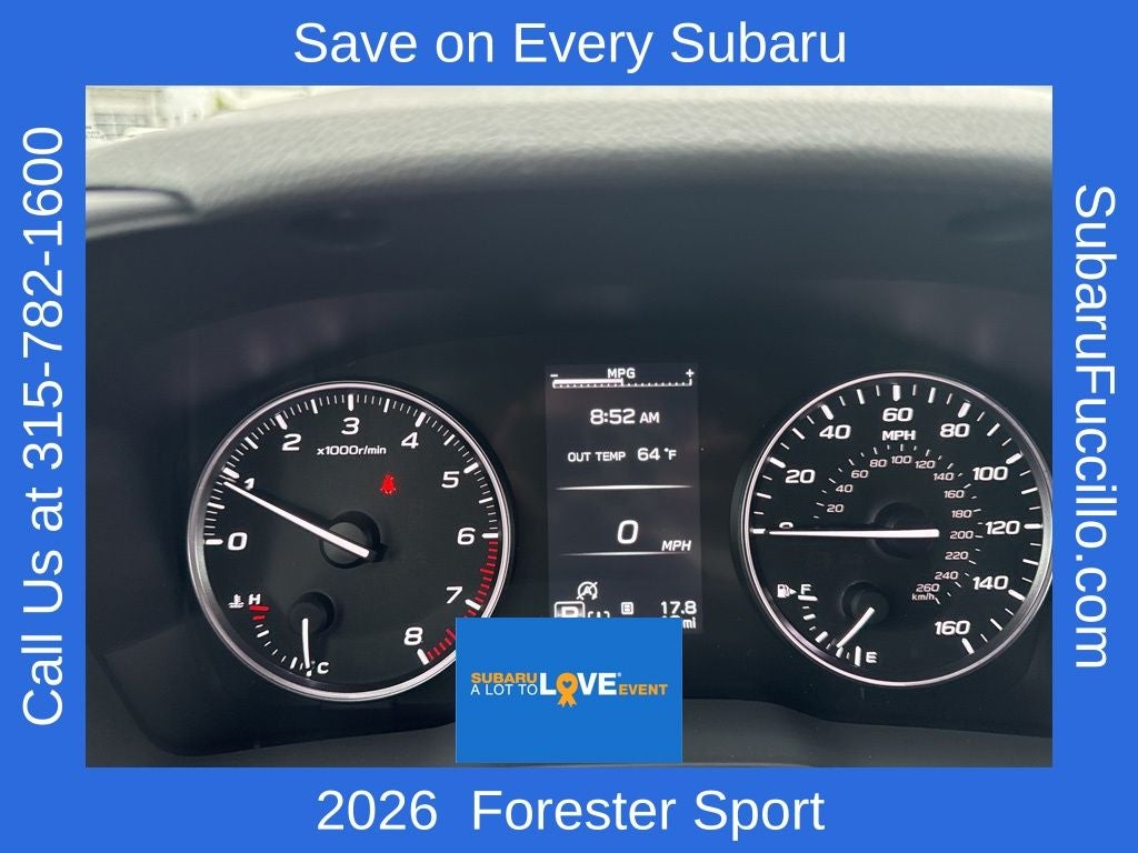 2026 Subaru FORESTER Sport Onyx Edition