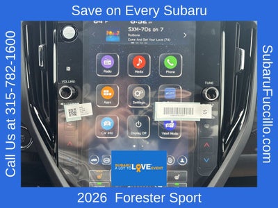 2026 Subaru FORESTER Sport Onyx Edition