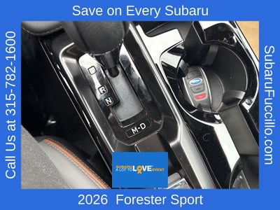 2026 Subaru FORESTER Sport Onyx Edition