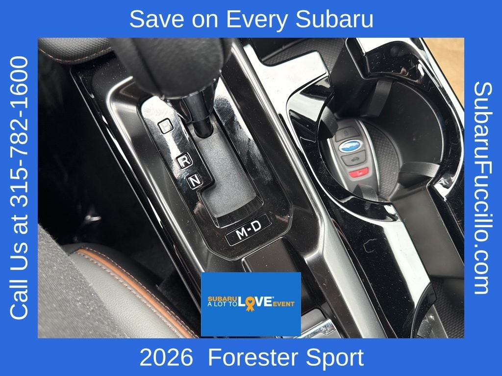 2026 Subaru FORESTER Sport Onyx Edition