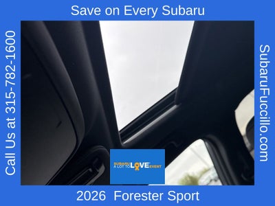 2026 Subaru FORESTER Sport Onyx Edition