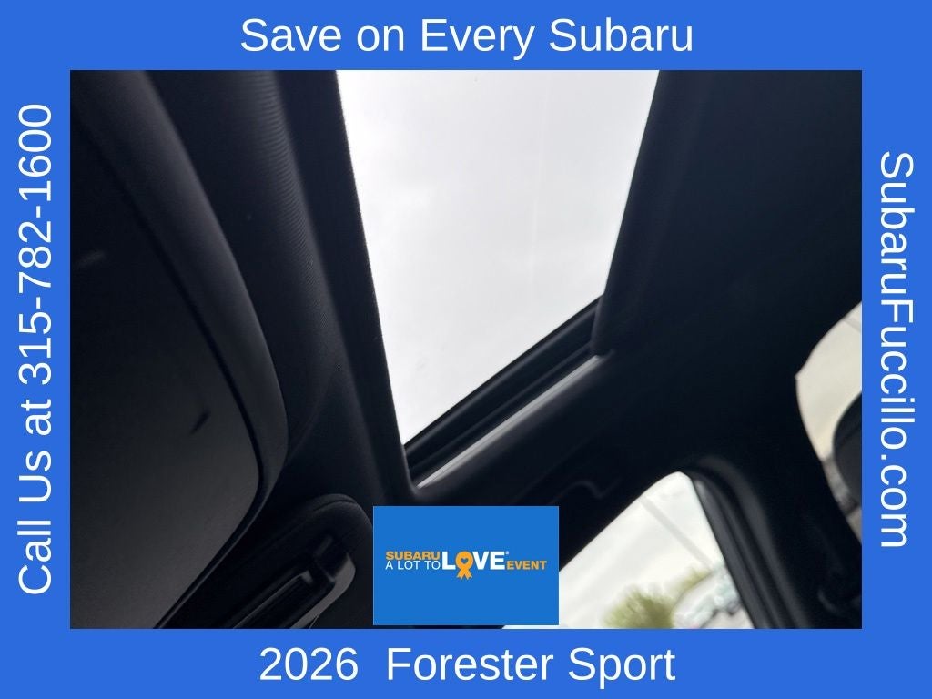 2026 Subaru FORESTER Sport Onyx Edition