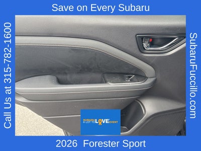 2026 Subaru FORESTER Sport Onyx Edition