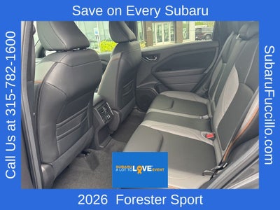 2026 Subaru FORESTER Sport Onyx Edition