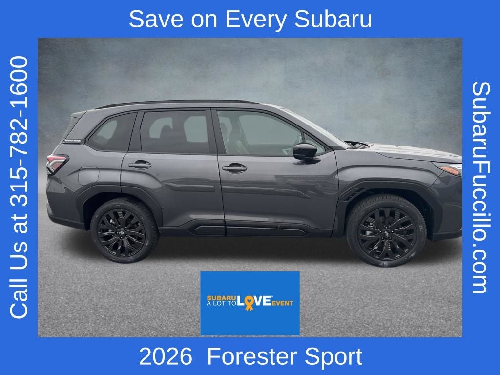 2026 Subaru FORESTER Sport Onyx Edition