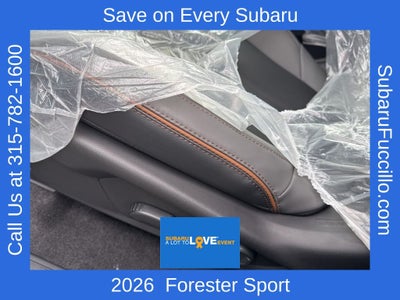 2026 Subaru FORESTER Sport Onyx Edition