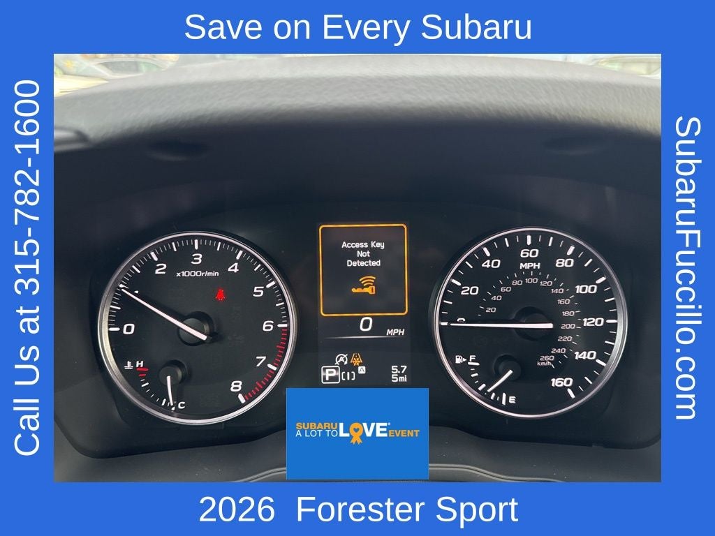 2026 Subaru FORESTER Sport Onyx Edition