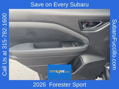 2026 Subaru FORESTER Sport Onyx Edition