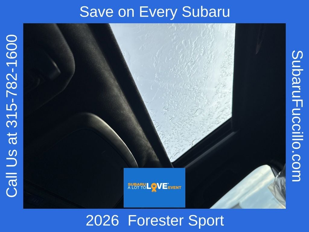 2026 Subaru FORESTER Sport Onyx Edition