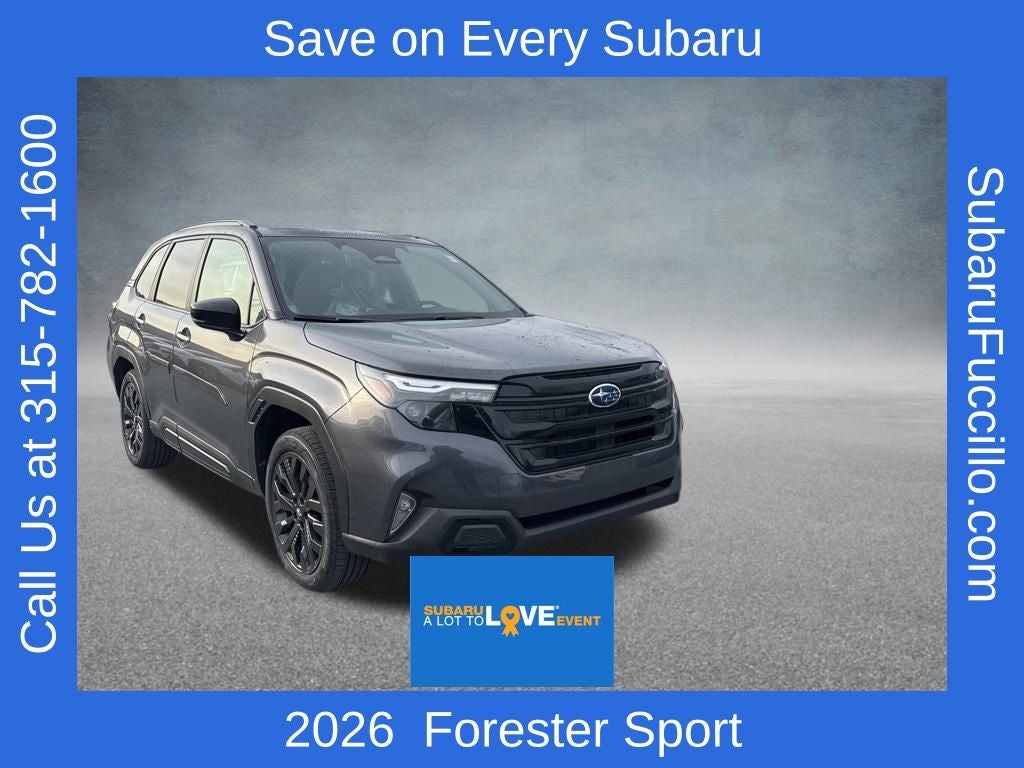 2026 Subaru FORESTER Sport Onyx Edition