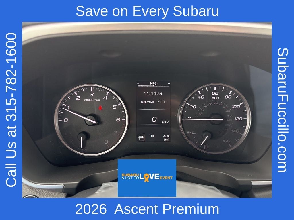2026 Subaru ASCENT Premium 7-Passenger