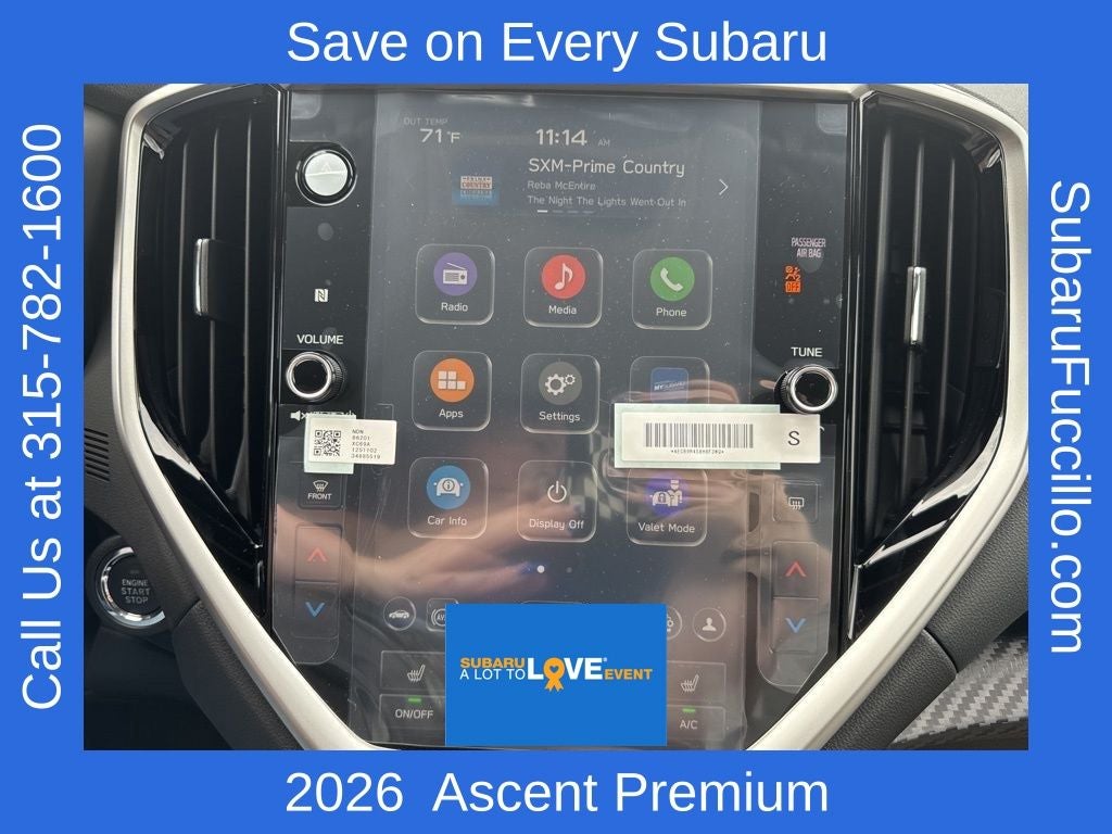 2026 Subaru ASCENT Premium 7-Passenger