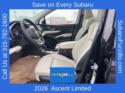 2026 Subaru ASCENT Limited 8-Passenger
