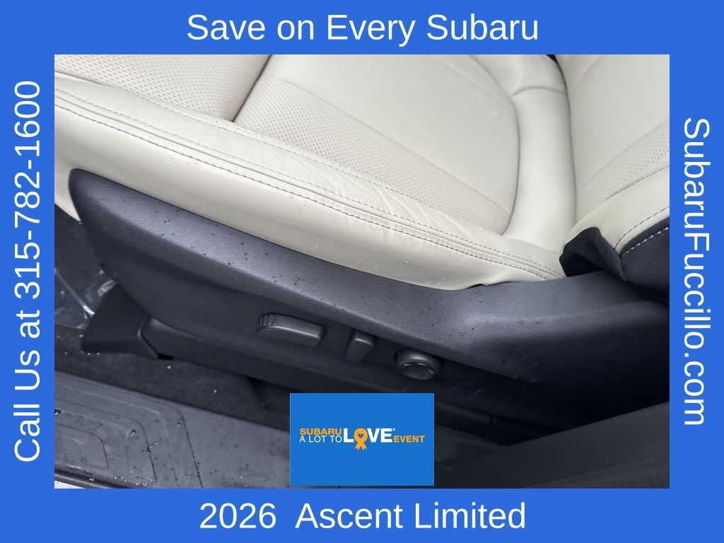 2026 Subaru ASCENT Limited 8-Passenger