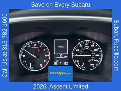 2026 Subaru ASCENT Limited 8-Passenger