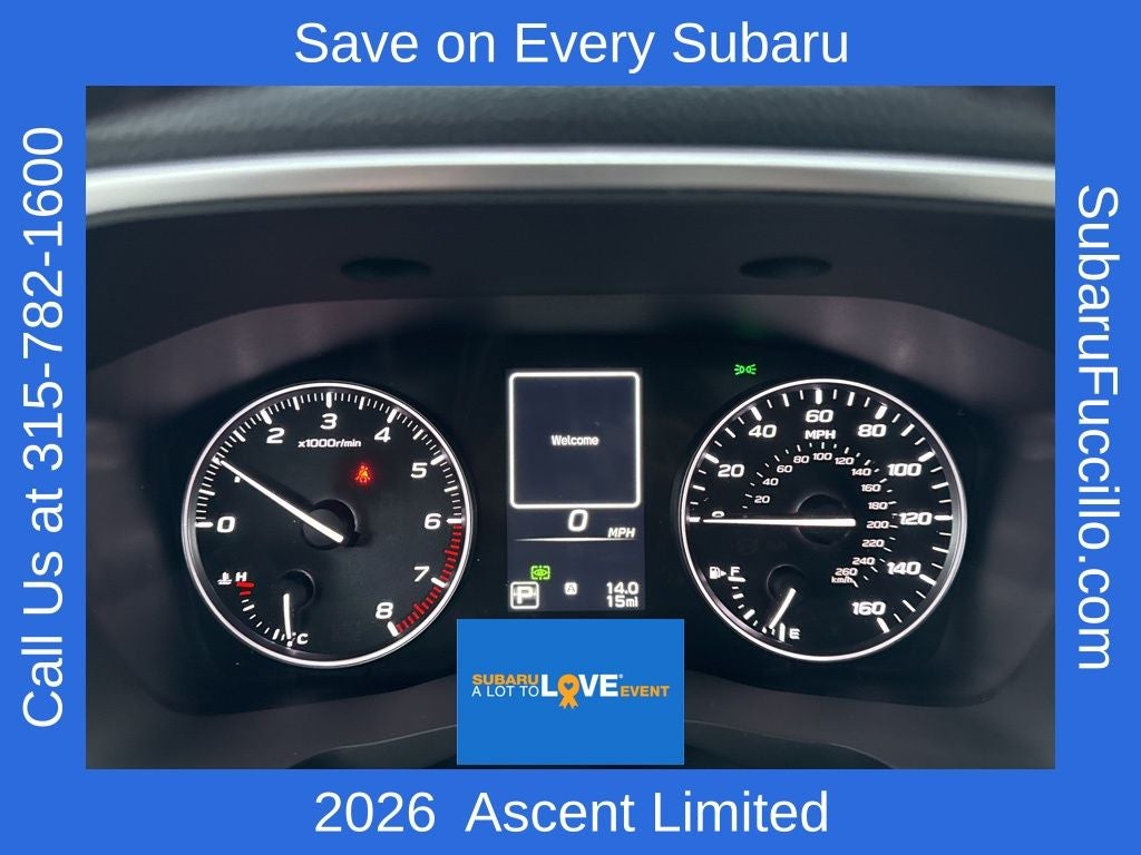 2026 Subaru ASCENT Limited 8-Passenger