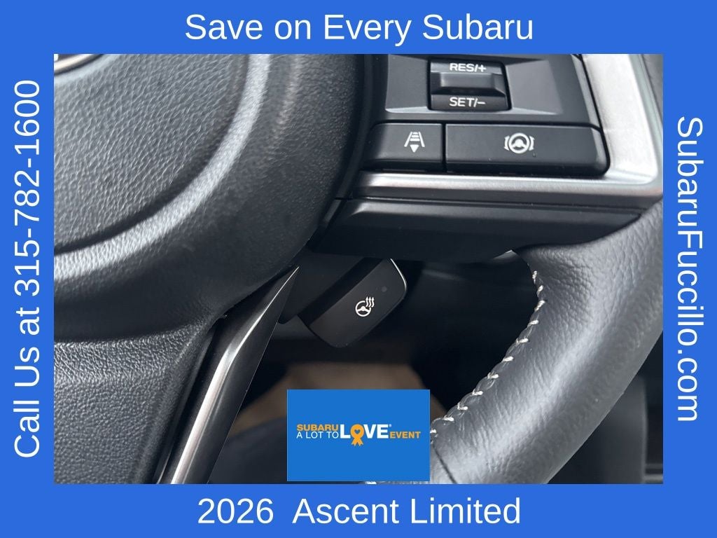 2026 Subaru ASCENT Limited 8-Passenger