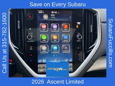 2026 Subaru ASCENT Limited 8-Passenger