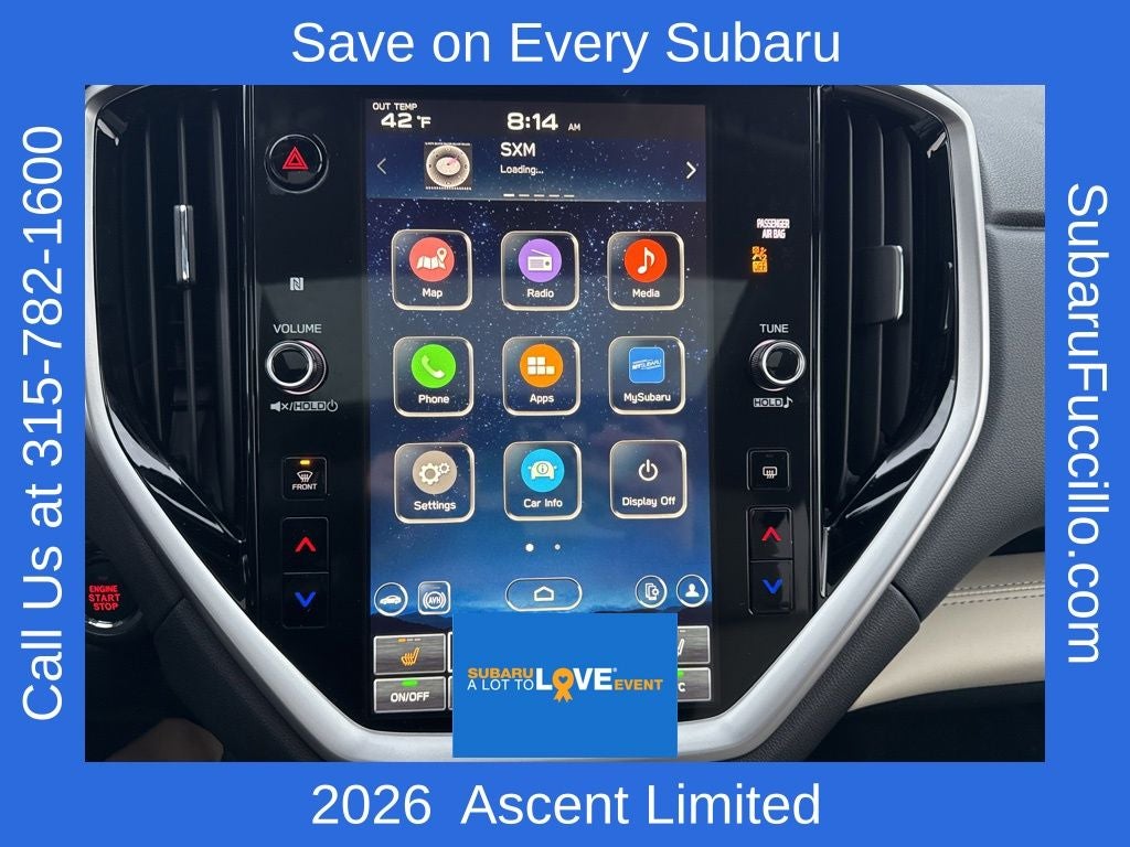 2026 Subaru ASCENT Limited 8-Passenger