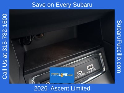 2026 Subaru ASCENT Limited 8-Passenger