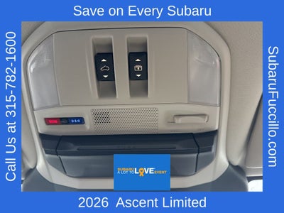 2026 Subaru ASCENT Limited 8-Passenger