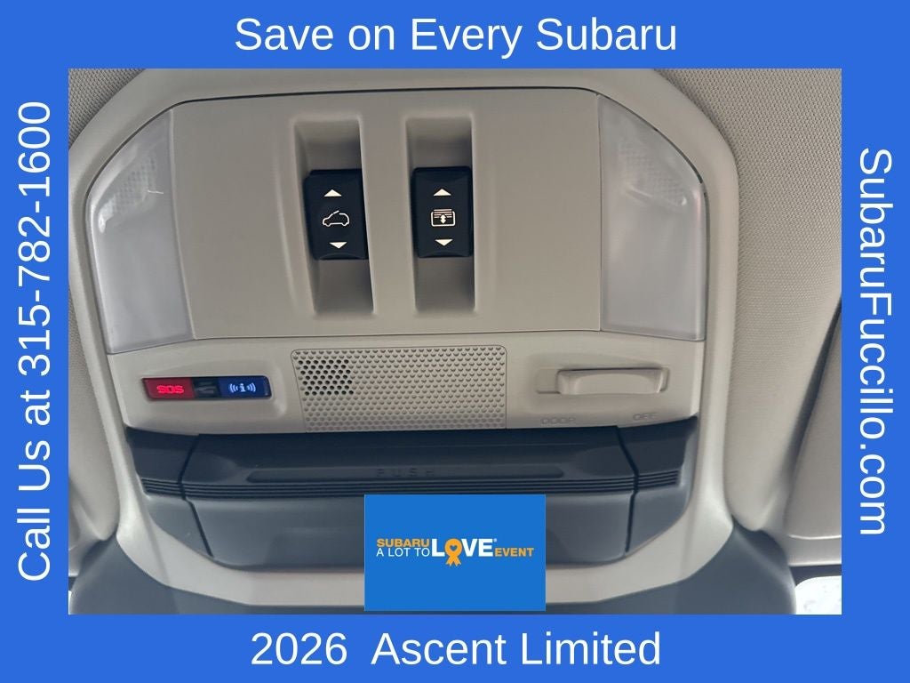 2026 Subaru ASCENT Limited 8-Passenger