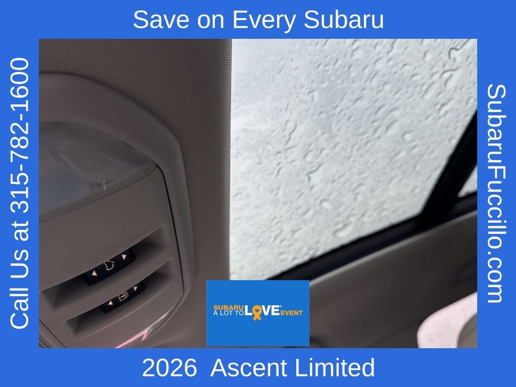 2026 Subaru ASCENT Limited 8-Passenger