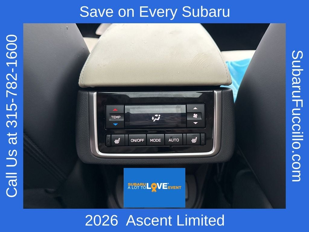 2026 Subaru ASCENT Limited 8-Passenger