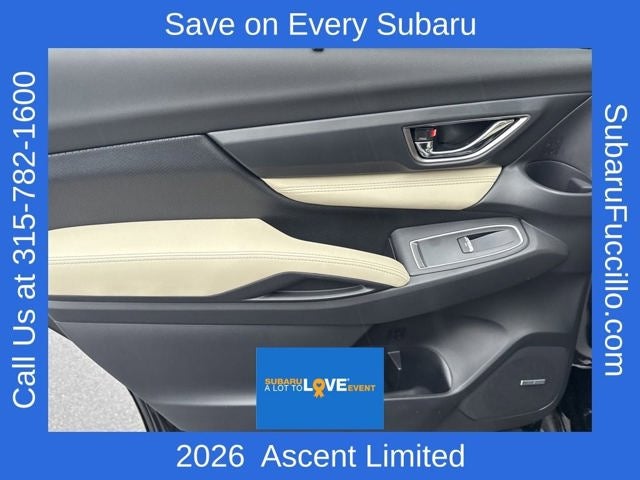 2026 Subaru ASCENT Limited 8-Passenger