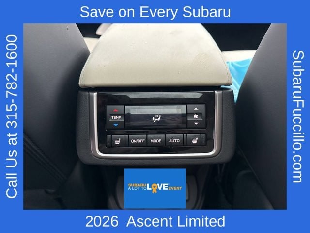 2026 Subaru ASCENT Limited 8-Passenger