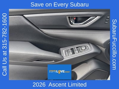 2026 Subaru ASCENT Limited 8-Passenger