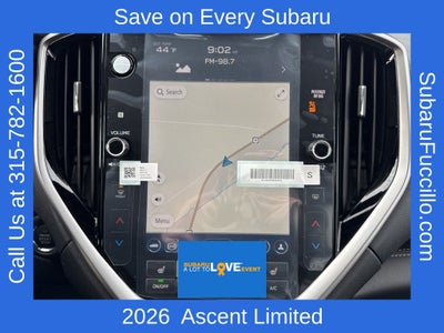 2026 Subaru ASCENT Limited 8-Passenger