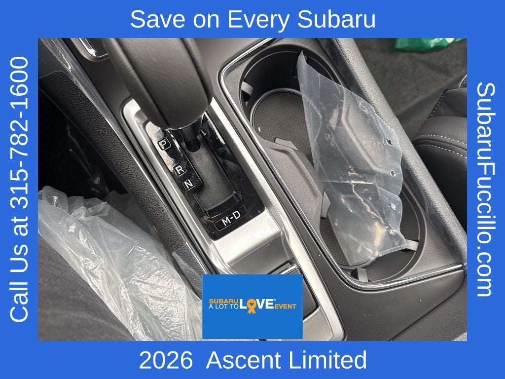 2026 Subaru ASCENT Limited 8-Passenger