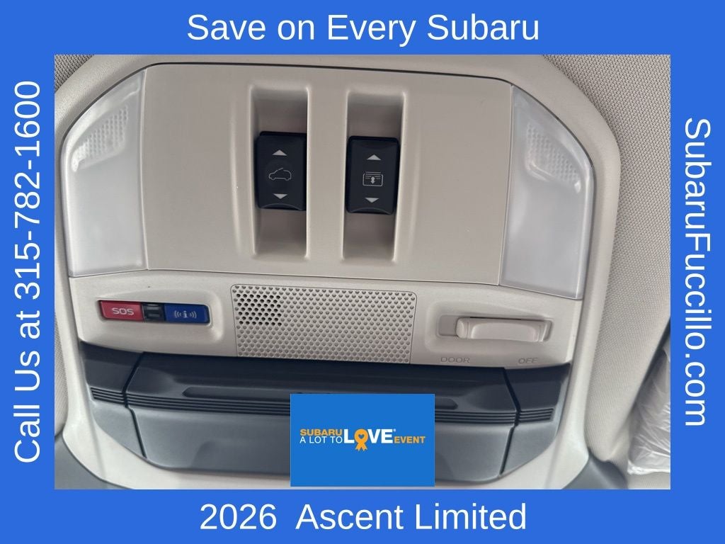 2026 Subaru ASCENT Limited 8-Passenger