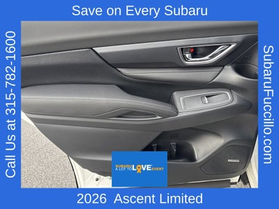2026 Subaru ASCENT Limited 8-Passenger