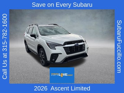 2026 Subaru ASCENT Limited 8-Passenger