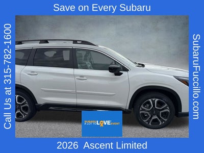 2026 Subaru ASCENT Limited 8-Passenger